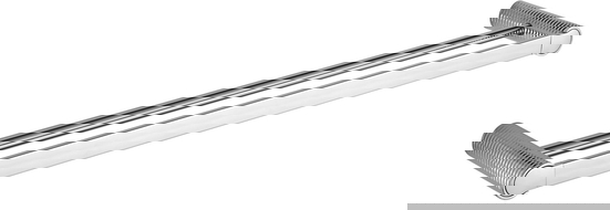 Mexen Base двойна закачалка за кърпи, хром - 7088225-00