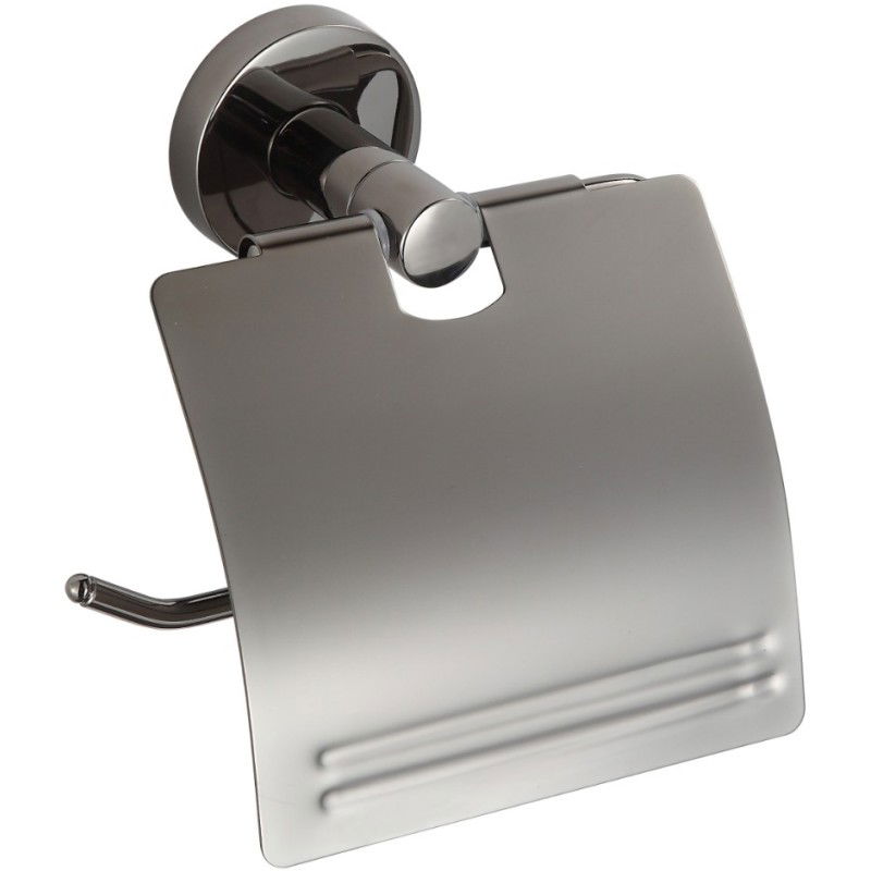 Mexen Remo държач за тоалетна хартия, черен хром - 7050733-73