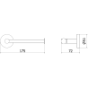 Mexen Remo държач за тоалетна хартия, бял - 70507330-20