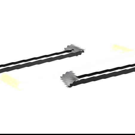 Mexen Base двоен закачалка за кърпи, черен/златен - 7088225-57