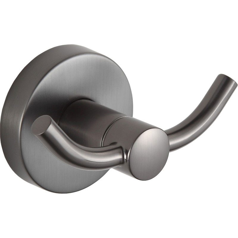 Mexen Remo двойна кука за кърпа, матирано сиво с четка - 70507352-66