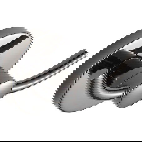 Mexen Remo двойна кука за кърпи, черен хром - 70507352-73