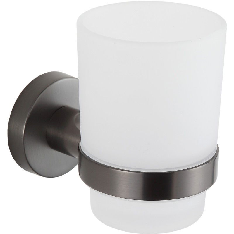 Mexen Remo чаша за четка за зъби, полиран пистолет сив - 7050738-66