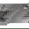 Mexen Mist H T кабина за душ десни панти 120 x 120 см, прозрачна, черна - 8A5T-120-120-70-00-P