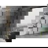 Mexen Mist H T окачена душ кабина дясна 90 x 95 см, прозрачна, черна - 8A5T-090-095-70-00-P