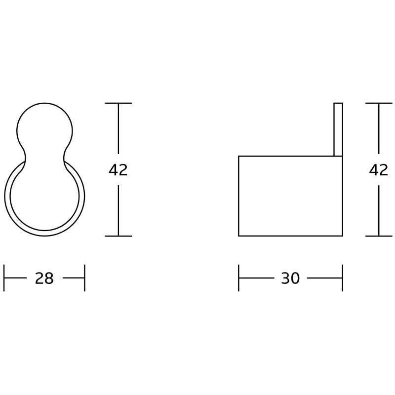 Mexen Base кука за кърпа, черна/златна - 7088235-57