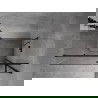 Mexen Mist H T душ кабина с врата на панти дясна 90 x 110 см, прозрачна, черна - 8A5T-090-110-70-00-P