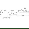 Mexen Base четворен кукичка за хавлия, хром - 70882354-00