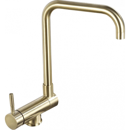 Mexen Madox кухненски прозорец кран, златен четкан - 672000-50