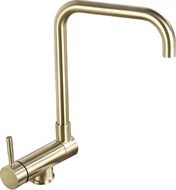 Mexen Madox кухненски прозорец кран, златен четкан - 672000-50