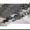 Mexen Velar параван за вана 2-крилен плъзгащ се 110 x 150 cm, прозрачен, четкан никел - 896-110-000-01-97