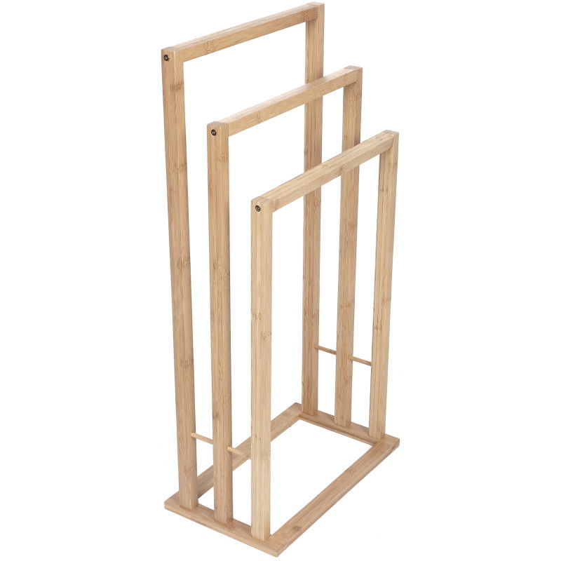 Mexen Bamboo стояща поставка за кърпи, естествен бамбук - 701342-00