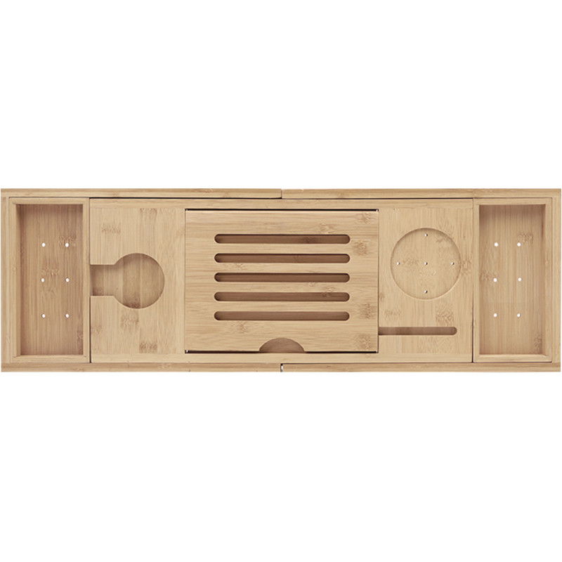 Mexen Bamboo полица за вана 70-105 см, естествен бамбук - 701170-00