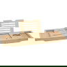 Mexen Bamboo полица за вана 70-105 см, естествен бамбук - 701170-00