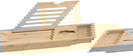 Mexen Bamboo полица за вана 70-105 см, естествен бамбук - 701170-00