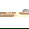 Mexen Bamboo полица за вана 70-105 см, естествен бамбук - 701170-00