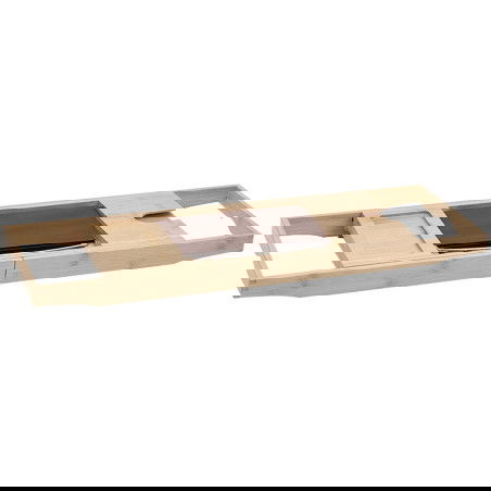 Mexen Bamboo рафт за вана 70-100 см, естествен бамбук - 701270-00