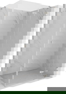 Mexen Lunar конзолна душ кабина, дясна, 80 x 90 см, прозрачна, четкаван никел - 834-080-090-97-00-P