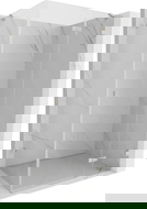 Mexen Lunar душ кабина с отваряща се врата - дясна, 85 x 90 см, прозрачна, матиран никел - 834-085-090-97-00-P