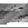 Mexen Mist H T лява сгъваема душ кабина 120 x 120 см, прозрачна, черна - 8A5T-120-120-70-00-L
