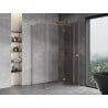 Mexen Mist H T кабина за душ с отваряща се врата дясно 115 x 95 см, прозрачна, матирана мед - 8A5T-115-095-65-00-P