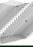 Mexen Lunar L душ кабина с отваряеми врати, дясна 80 x 90 см, прозрачна, оръжеен метал - 834L-080-090-95-00-P