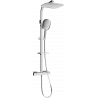 Mexen CQ22 настен комплект за душ с дъждовна душка и термостатичен кран, хром - 772502295-00