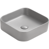 Mexen Vena мивка за плот 37 x 37 cm, светло сиво мат - 22193761