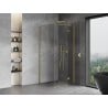 Mexen Mist H T дясна откриваща се душ кабина 95 x 95 см, прозрачна, златистa - 8A5T-095-095-50-00-P
