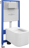 Mexen Elis скрит комплект WC система Fenix Slim с WC чиния, бял гланц - 6103391XX00
