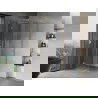 Mexen Mist H T Кабина за душ лява, врата 85 x 85 см, прозрачна, златна - 8A5T-085-085-50-00-L