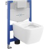 Mexen Margo скрит комплект WC конструкция Fenix XS-F с тоалетна чиния, бял гланц