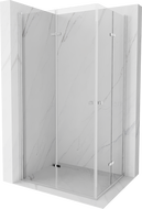 Mexen Lima Сгъваема душ кабина Duo 80 x 70 см, прозрачна, хром - 856-080-070-02-00