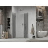 Mexen Lima Сгъваема душ кабина Duo 80 x 70 см, прозрачна, хром - 856-080-070-02-00
