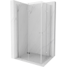 Mexen Lima Duo сгъваема душ кабина 90 x 80 см, прозрачна, хром - 856-090-080-02-00