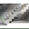 Mexen Mist H T лява душ кабина 90 x 85 см, прозрачна, златна - 8A5T-090-085-50-00-L