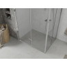 Mexen Lima Двойна душ кабина сгъваема 100 x 80 см, прозрачна, хром - 856-100-080-02-00