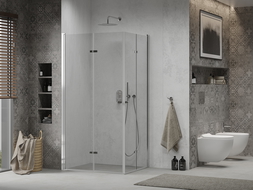 Mexen Lima Duo душ кабина сгъваема 100 x 90 см, прозрачна, хром - 856-100-090-02-00