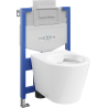 Mexen Rico вграден комплект WC стояща конструкция Fenix XS-U с тоалетна чиния,