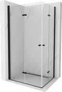 Mexen Lima Duo душ кабина сгъваема 90 x 80 см, прозрачна, черна - 856-090-080-70-00-02