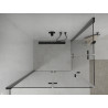 Mexen Lima Душ кабина Duo сгъваема 90 x 80 см, прозрачна, черна - 856-090-080-70-00-02