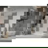 Душ кабина Mexen Lima Duo сгъваема 80 x 70 см, прозрачна, хром + поддушово корито Flat - 856-080-070-01-02-4010