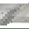 Mexen Lima Duo душ кабина сгъваема 90 x 80 см, прозрачна, златна + поддушкова база Flat - 856-090-080-50-02-4010G