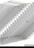 Mexen Lunar T душ кабина с отваряща се врата дясна 85 x 90 см, прозрачна, златна - 834T-085-090-50-00-P