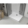 Mexen Lima Дуо сгъваема душ кабина 80 x 70 см, прозрачна, черна + корито Flat