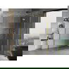 Mexen Mist H T право отваряем душ кабина 110 x 95 см, прозрачно, златно матово - 8A5T-110-095-55-00-P