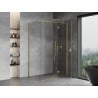Mexen Mist H T душ кабина с отваряща се врата дясна 70 x 100 см, прозрачна, златна матова - 8A5T-070-100-55-00-P