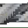 Mexen Pretoria Duo душ кабина с люлеещи се врати 90 x 80 см, прозрачна, хром + плосък поддушов корито - 852-090-080-01-02-4010