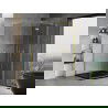 Mexen Mist H T душ кабина отваряема дясна 70 x 120 см, прозрачна, златна четкана - 8A5T-070-120-55-00-P