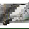 Mexen Mist H T душ кабина отваряема дясна 70 x 120 см, прозрачна, златна четкана - 8A5T-070-120-55-00-P